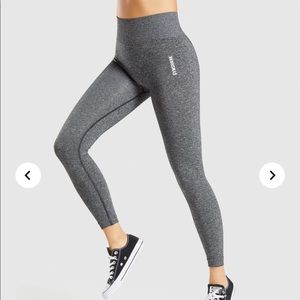 Gymshark Adapt seamless black marl leggings